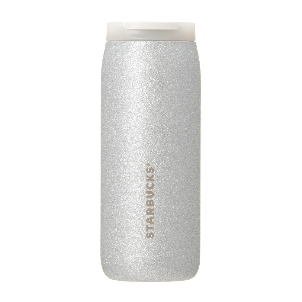 Starbucks Japan Can Shape Stainless Bottle Silver Glitter 355ml Christmas 2024