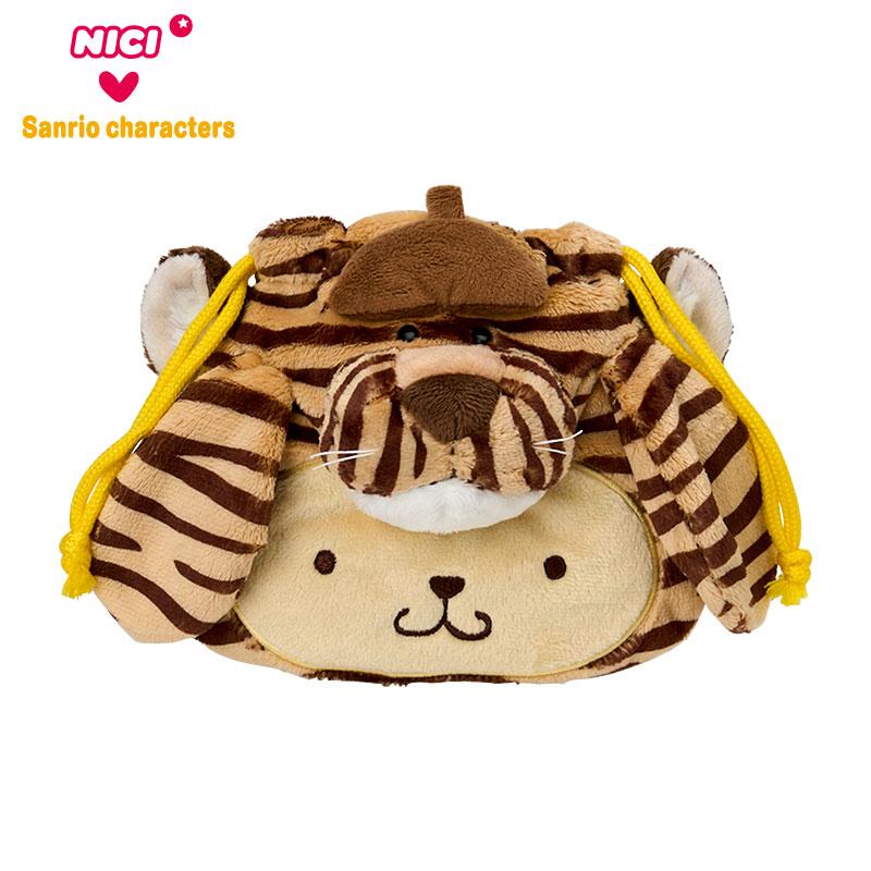 Pom Pom Purin Plush Pouch Face NICI Sanrio Japan 2025