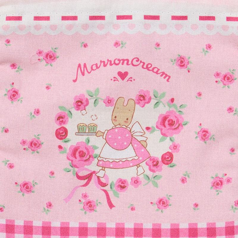 Marron Cream Frill Drawstring Pouch Pink Sanrio Japan 2025