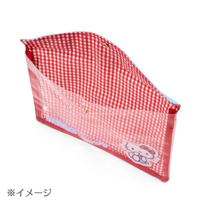Kuromi Clear Flat Pouch Sanrio Japan 2025
