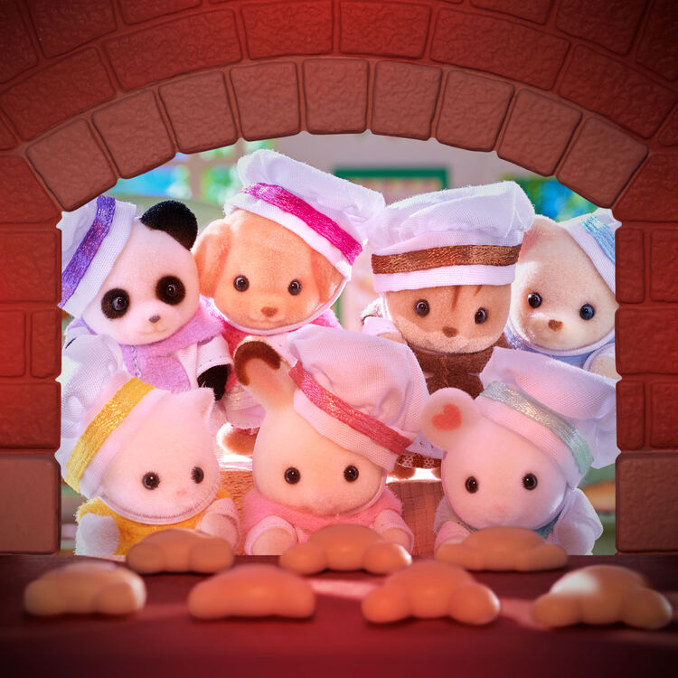 Sylvanian Families Lively Baby Bakery Pretend Play Doll Set EPOCH Japan 2024