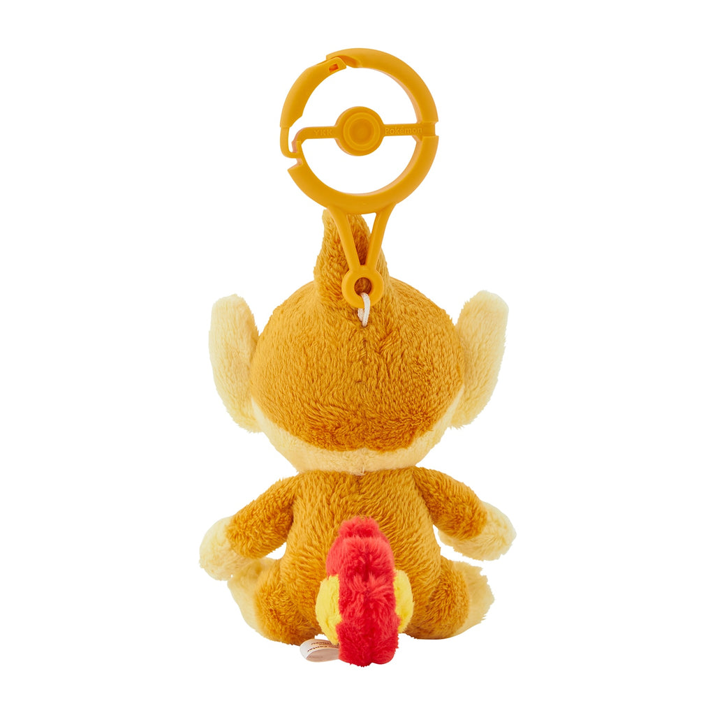 Chimchar Hikozaru Plush Keychain with Carabiner Pokemon Center Japan 2024