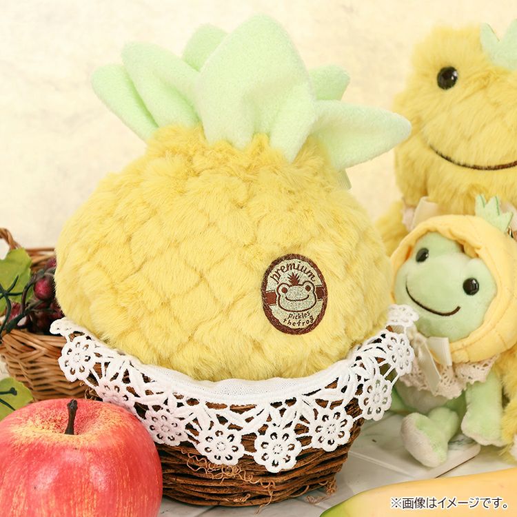 Pickles the Frog Drawstring Pouch always fruits Pineapple Japan 2025