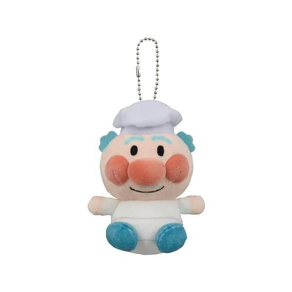 Uncle Jam Mochi Fluffy Marshmallow Plush Keychain Anpanman Japan