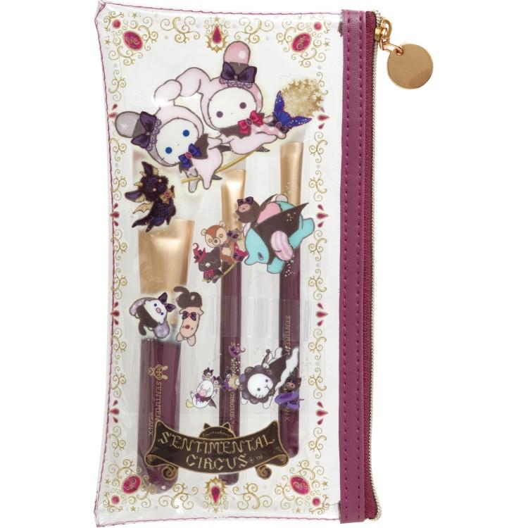 Sentimental Circus Makeup Brush Wine Red Grimoire San-X Japan 2025