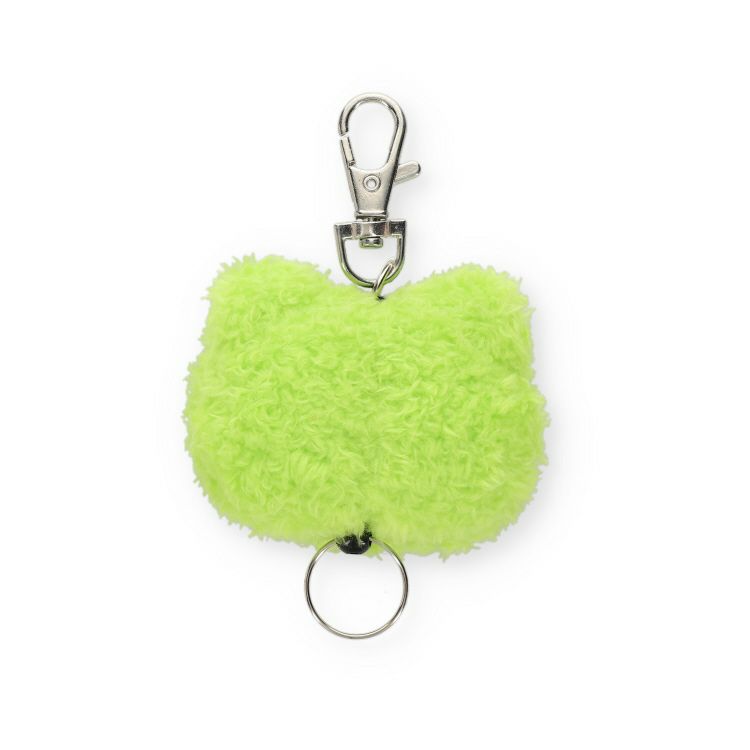 Pickles the Frog Reel Keychain Key Holder Plush Zakka Japan 2025