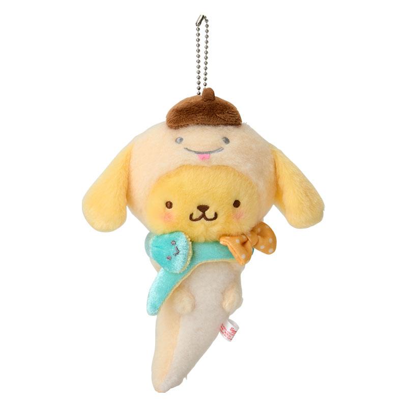 Pom Pom Purin Plush Mascot Holder Keychain Sanrio Japan New Year 2025 Snake