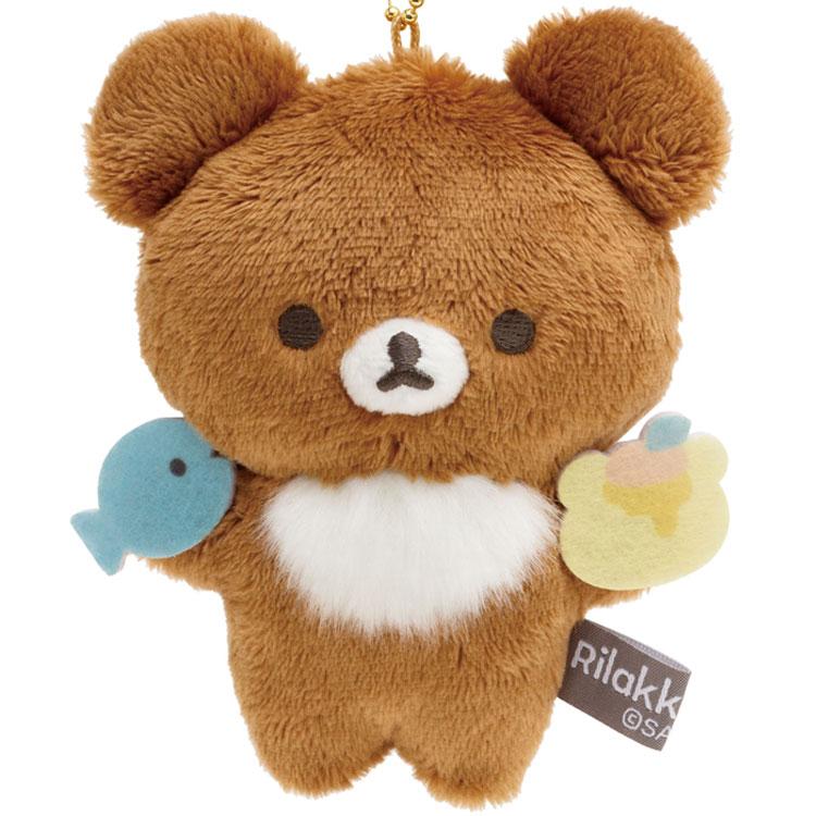 Chairoikoguma Plush Keychain BASIC RILAKKUMA Favorite Things San-X Japan 2024