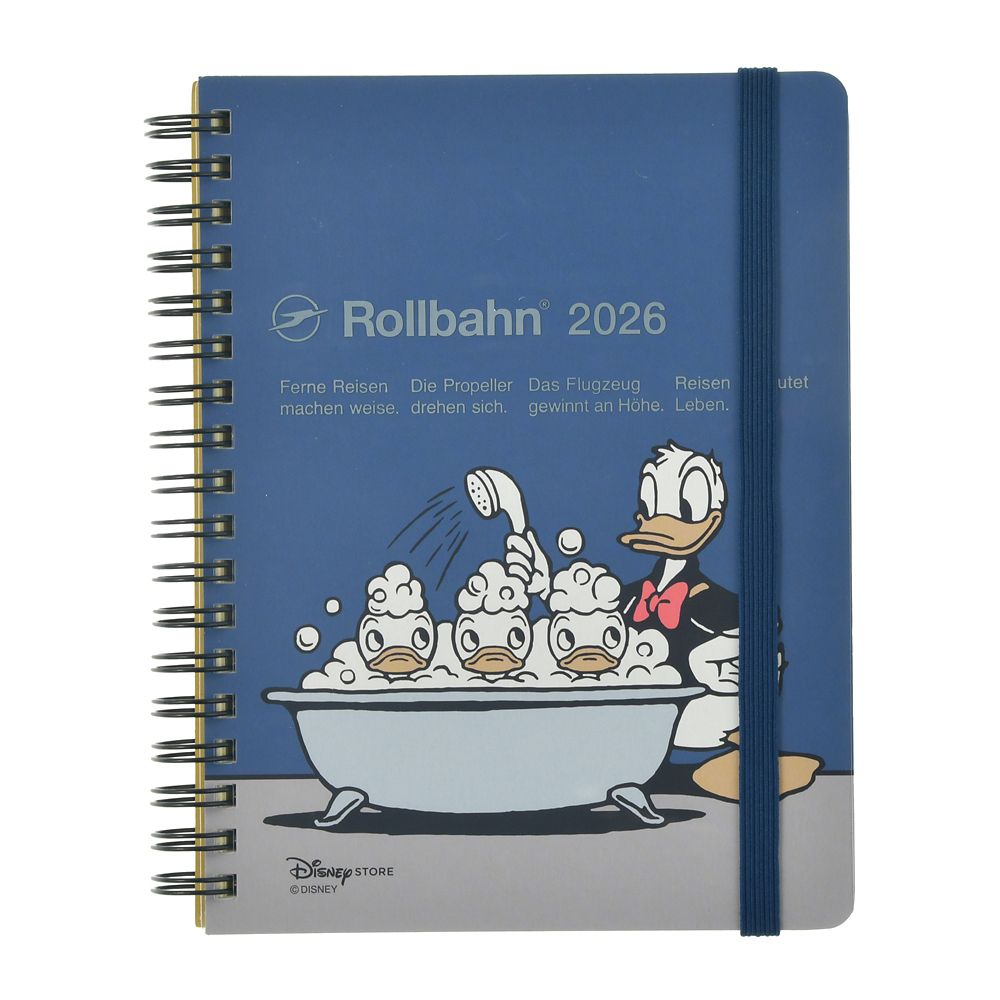 Donald & Friends 2026 Schedule Book B6 Rollbahn Diary L Disney Store Japan
