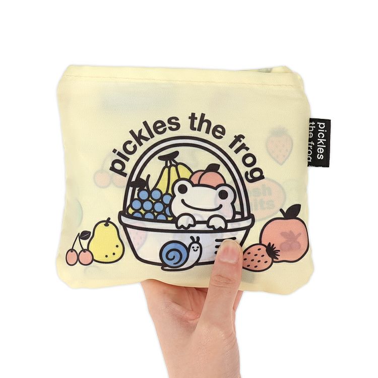 Pickles the Frog Eco Shopping Tote Bag always fruits Japan 2025