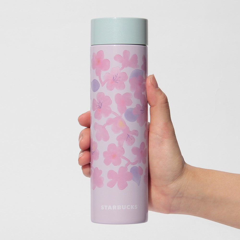 Starbucks Japan SAKURA 2025 Stainless Bottle Light Purple 350ml