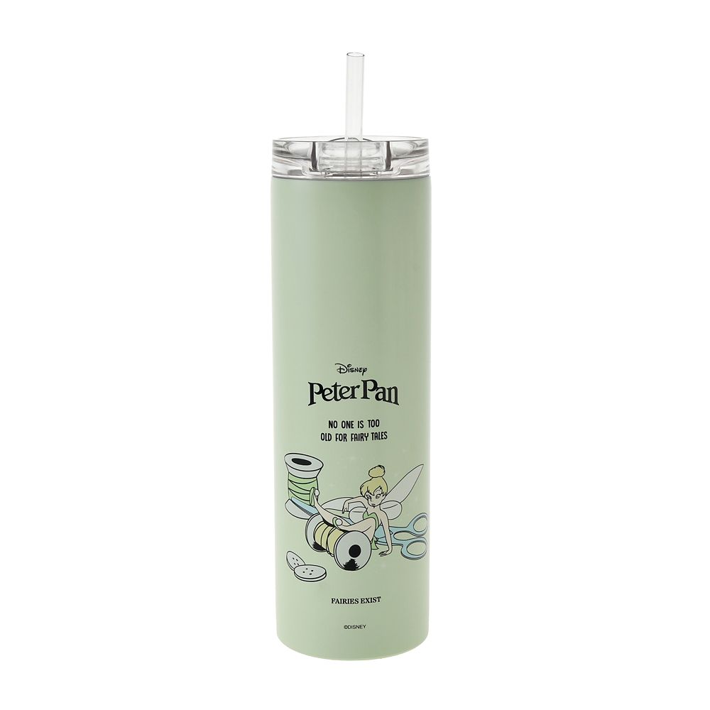 Tinker Bell Straw Stainless Tumbler Disney Store Japan 2025 Peter Pan