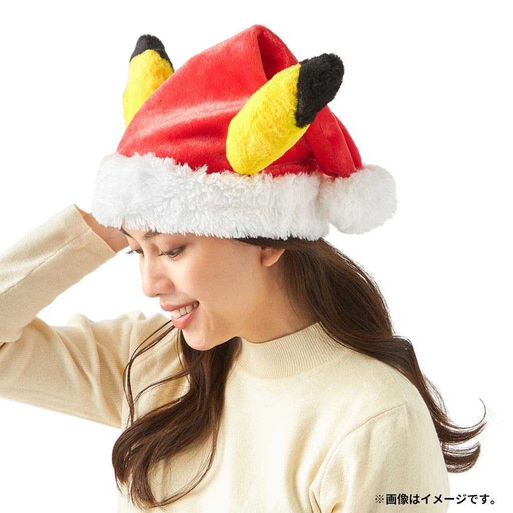 Pikachu Ear Santa Hat Pokemon Center Japan Christmas 2024