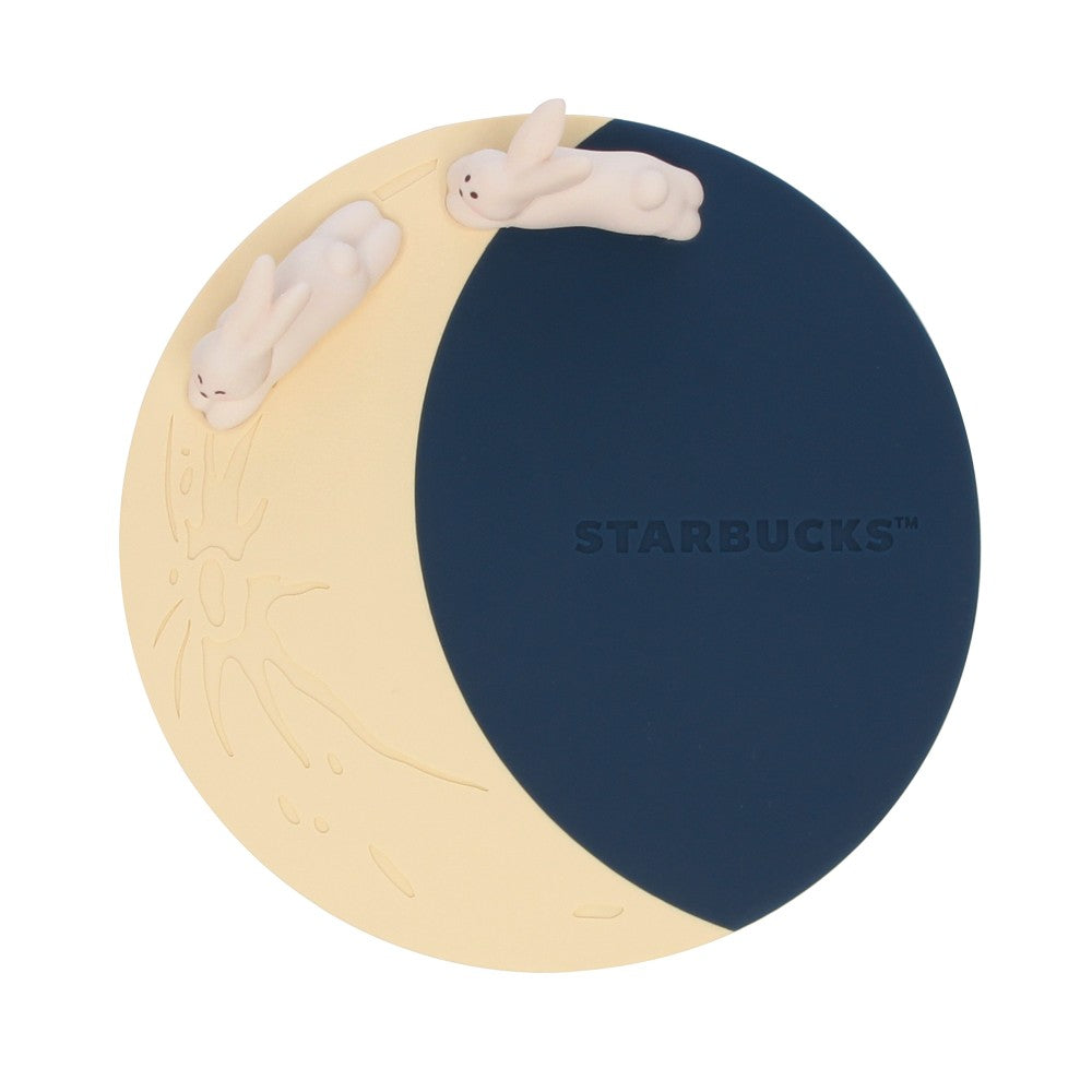 Starbucks Japan Autumn Festival 2025 Silicon Coaster Moon & Rabbit
