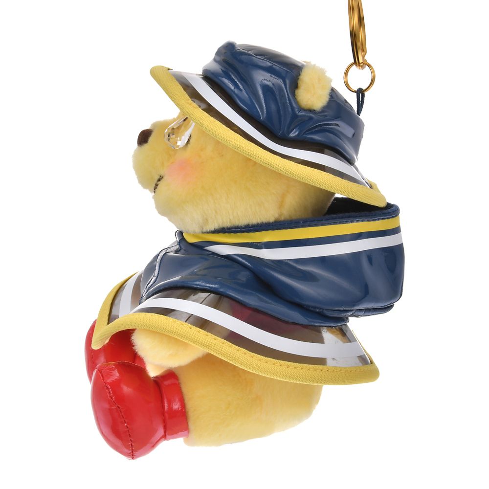 Winnie the Pooh Plush Keychain Rain Disney Store Japan 2025