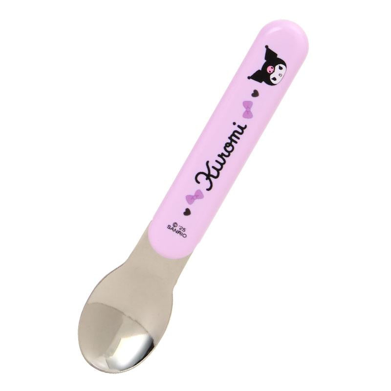 Kuromi Lunch Trio Cutlery Fork Spoon Chopsticks Relief Sanrio Japan 2025