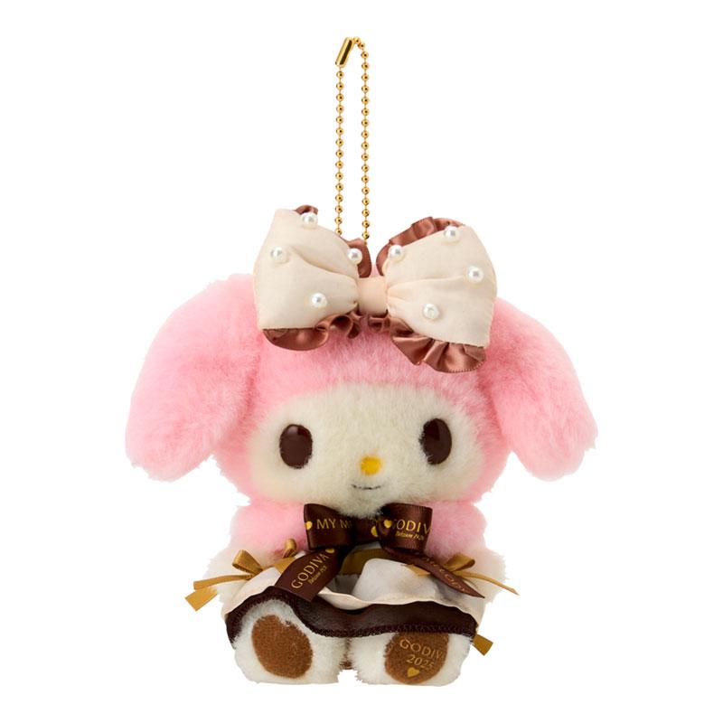 My Melody GODIVA Plush Mascot Keychain Sanrio Japan Valentine's Day 2025