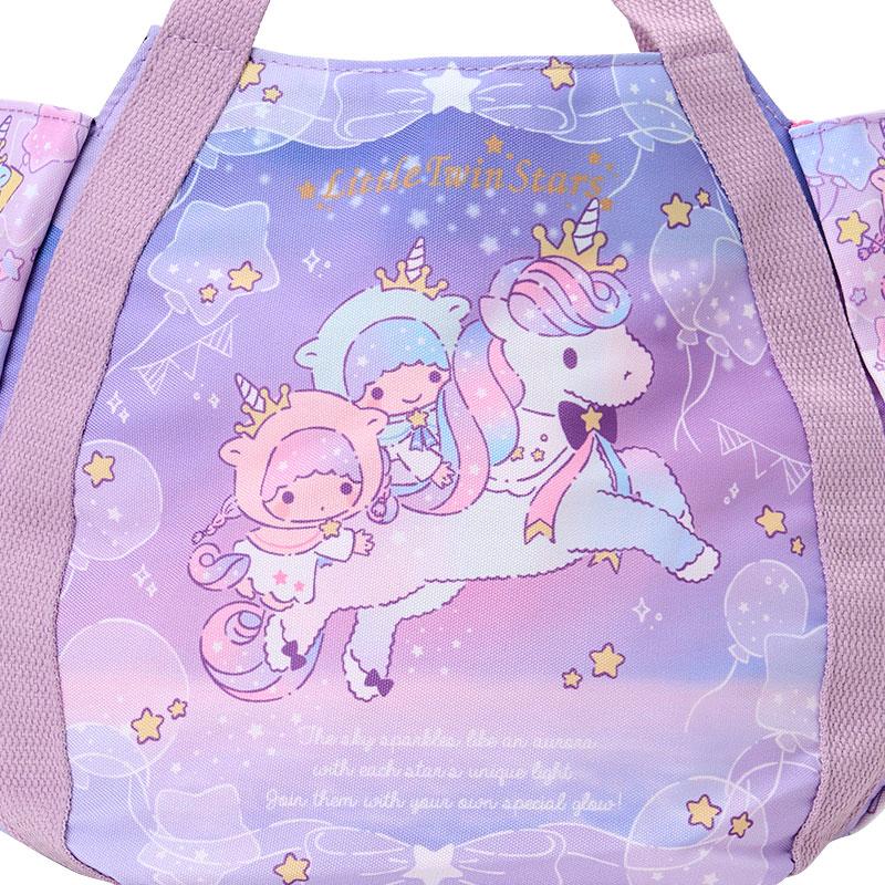 Little Twin Stars Kiki Lala Lunch Tote Bag Purple Sanrio Japan 2025