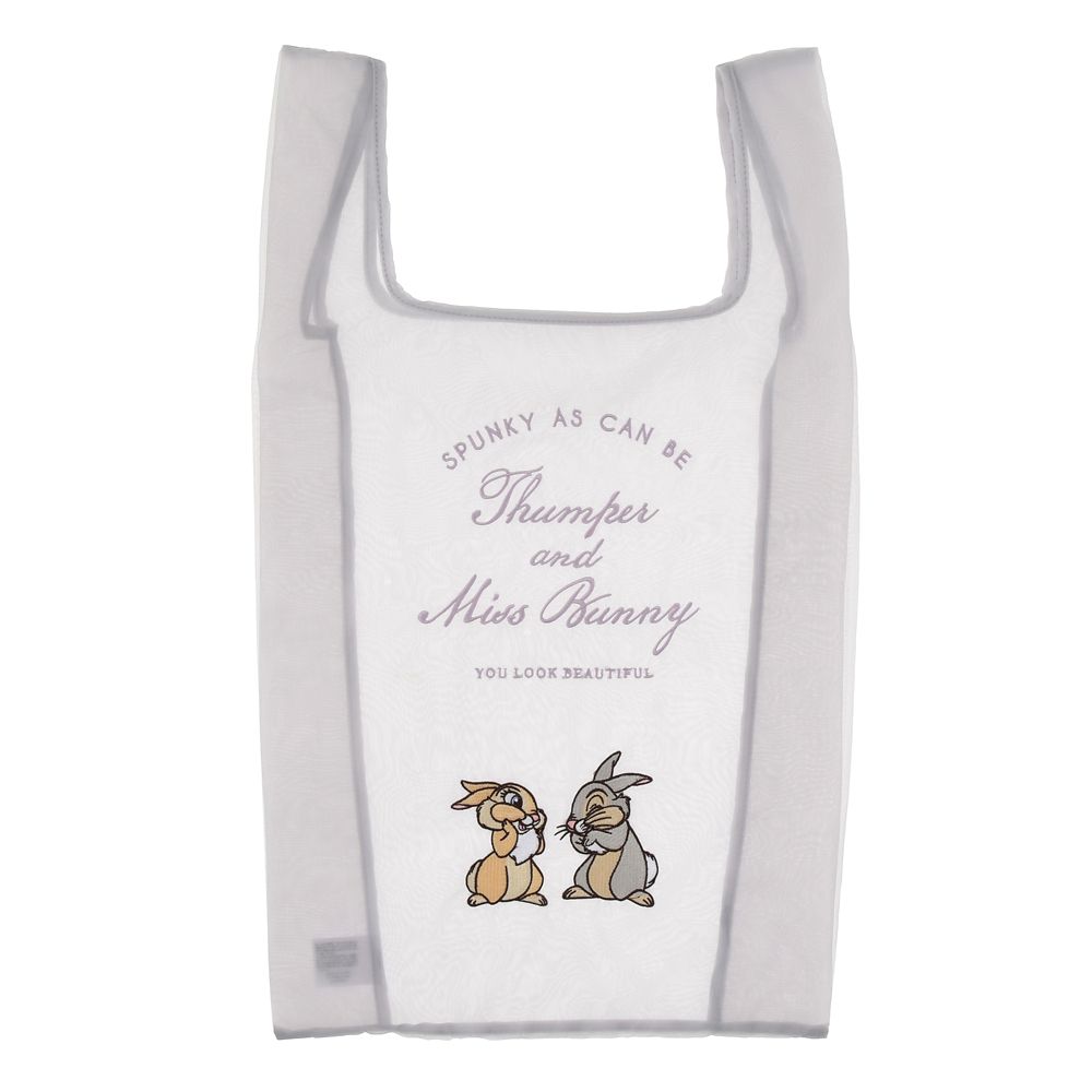 Miss Bunny & Thumper Eco Shopping Tote Bag PASTEL BUNNIES Disney Store Japan