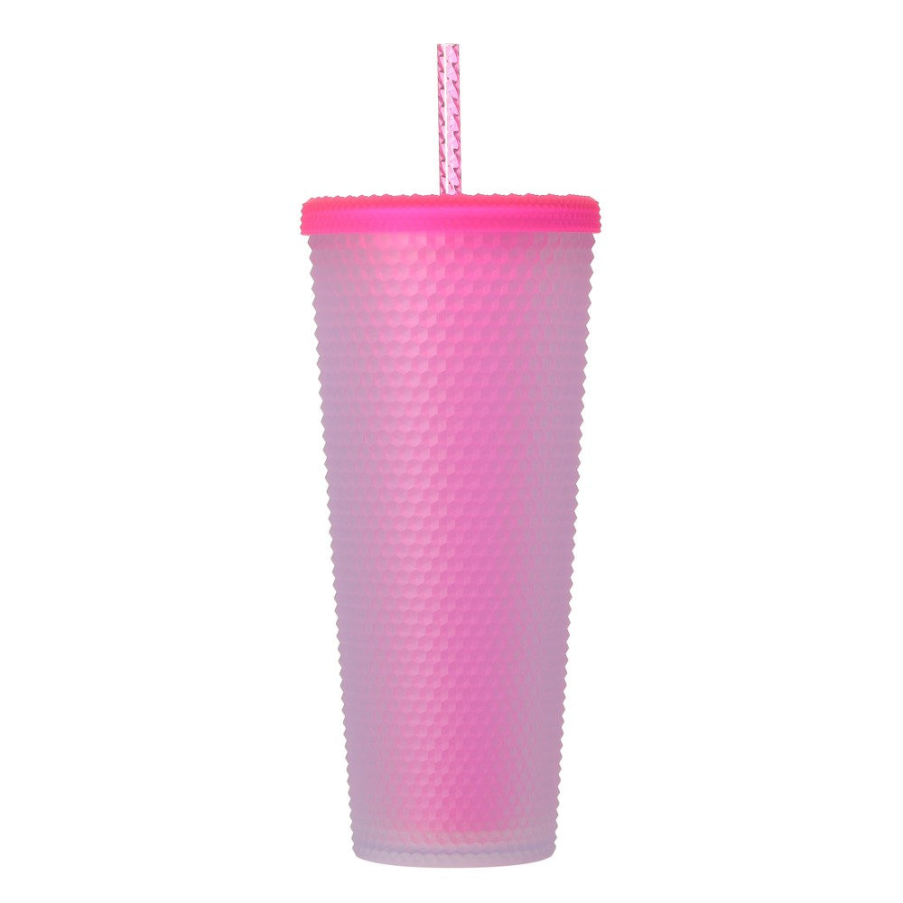 Logo Cold Cup Tumbler Neon Pink 710ml Starbucks Japan 2025 Spring