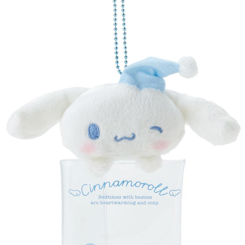 Cinnamoroll Plush Keychain Clear Case Sleepy Time Sanrio Japan 2024