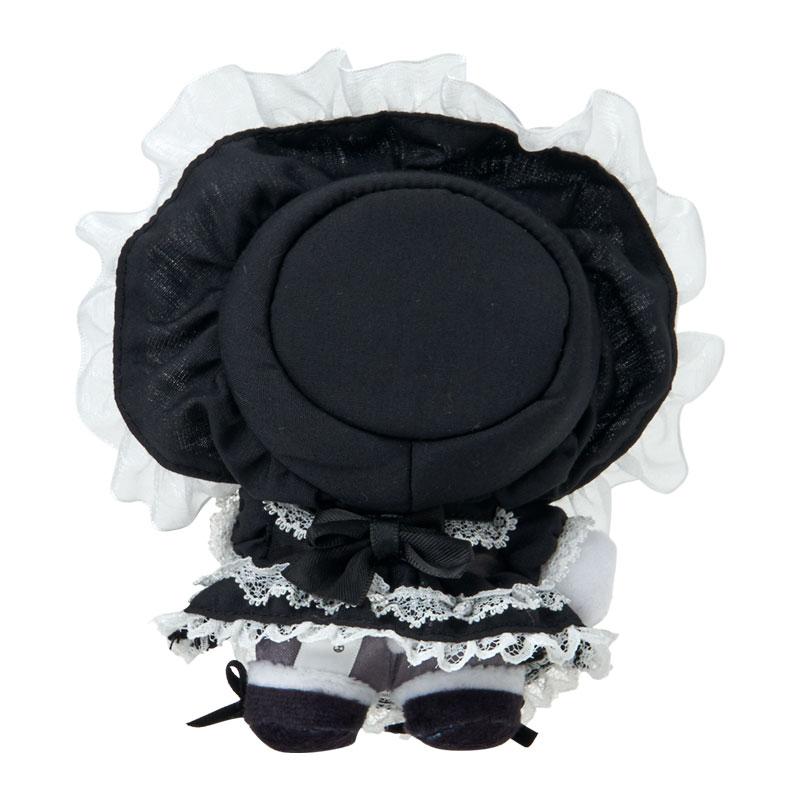 Hello Kitty Plush Mascot Holder Keychain Lolita Black Sanrio Japan 2025