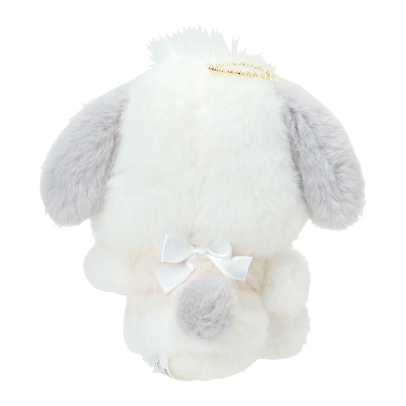 Pochacco Plush Mascot Holder Keychain Napping on Fluffy Clouds