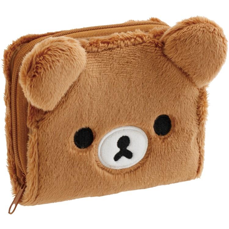 Chairoikoguma Plush Bifold Wallet Brown San-X Japan 2025 Rilakkuma