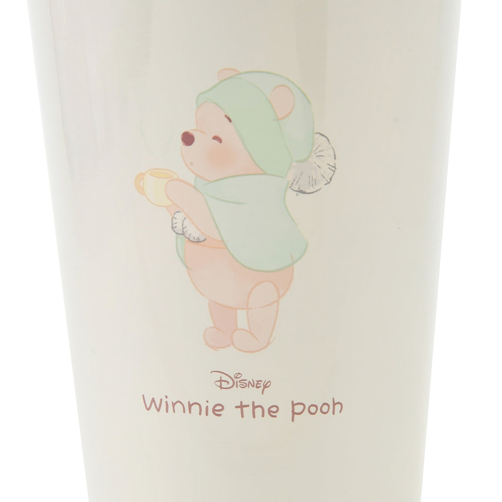 Winnie the Pooh Stainless Tumbler & Holder Strap White Pooh Disney Store Japan