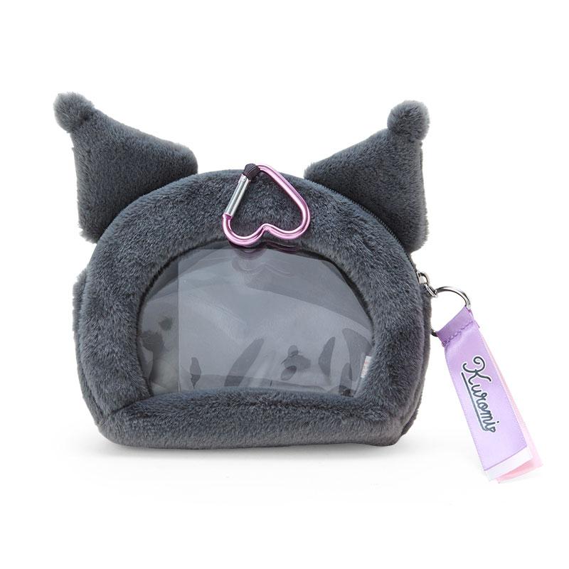 Kuromi Plush Face shape Pouch Window Grand Prize Sanrio Japan 2024