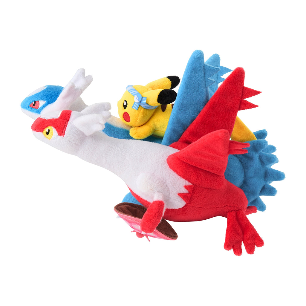 Pikachu Latias Latios Plush Doll Pokemon Center Fukuoka Japan Limit 2025