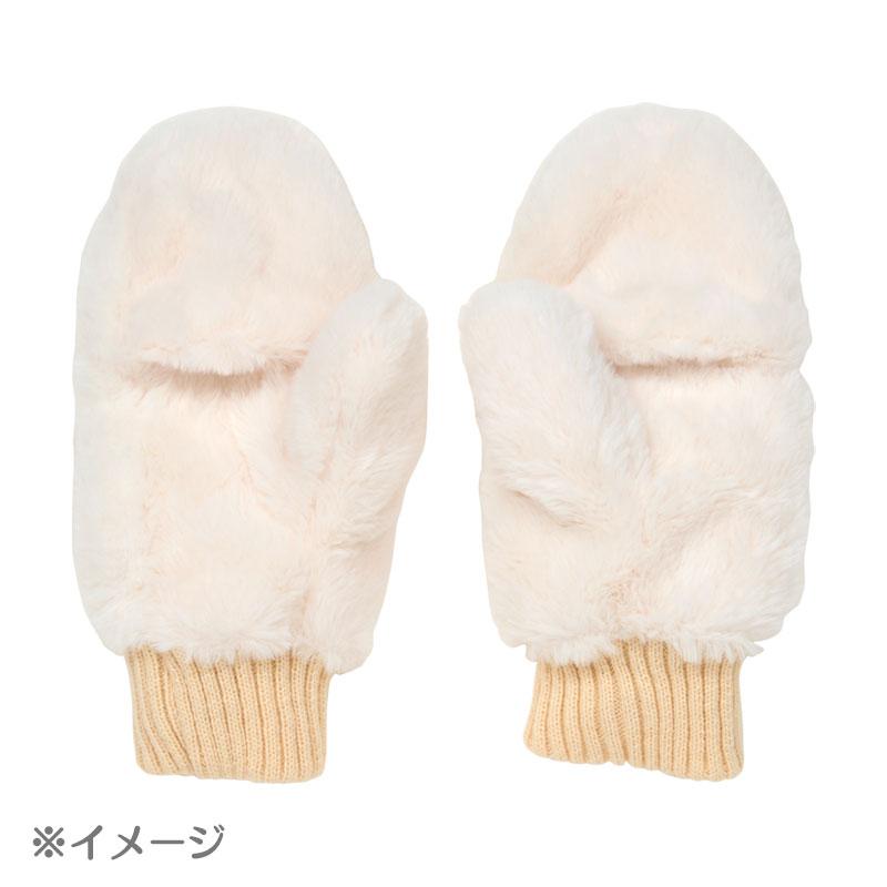Cinnamoroll Faux Fur Mittens with Mascot Sanrio Japan 2025