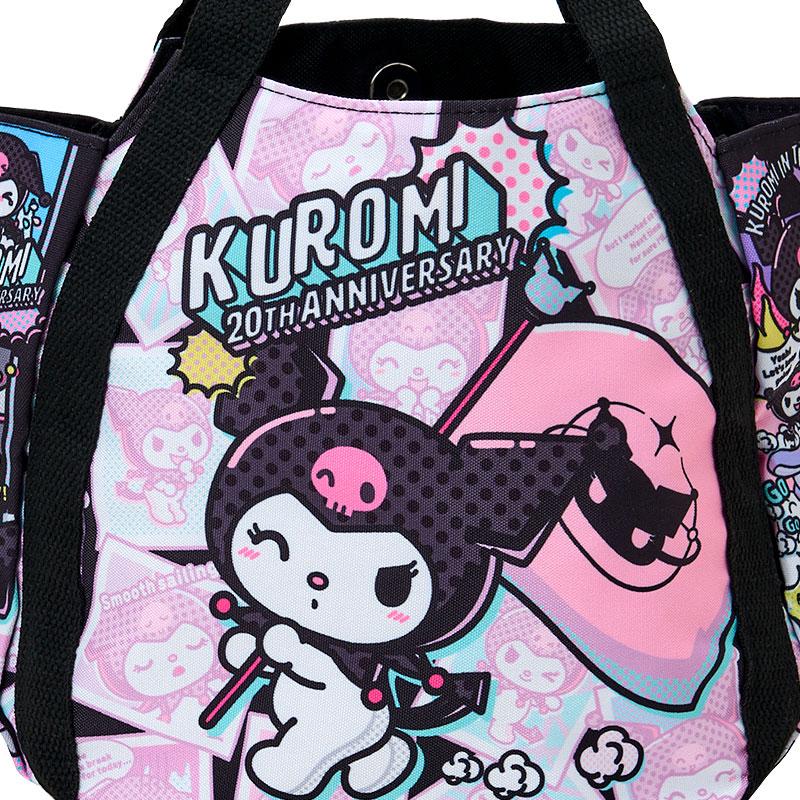Kuromi Lunch Tote Bag Comic Black Pink Sanrio Japan 2025