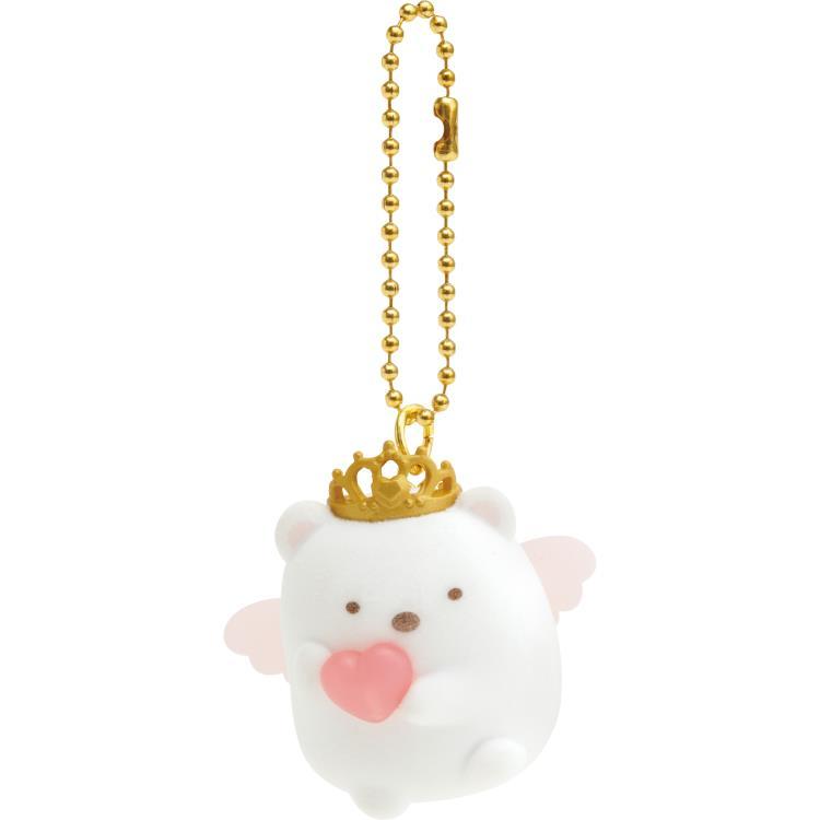 Sumikko Gurashi Shirokuma Bear Keychain Key Holder Angel San-X Japan 2024