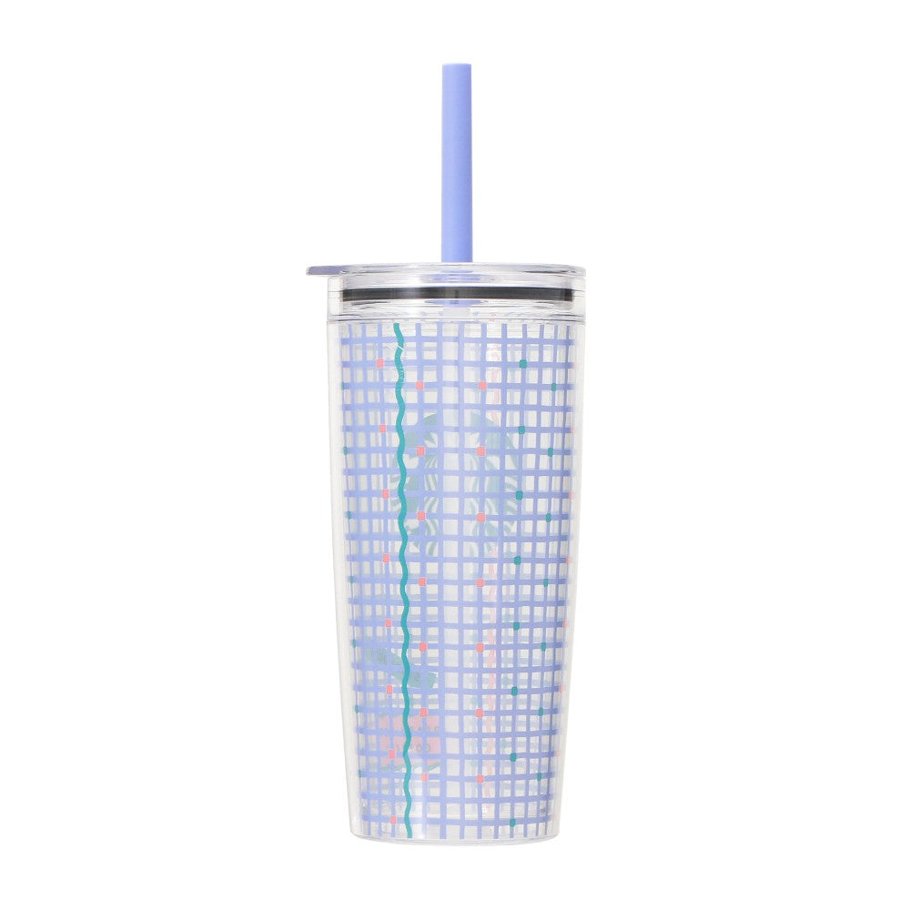 Cold Cup Straw Tumbler MiiR Plaid 591ml Starbucks Japan 2025