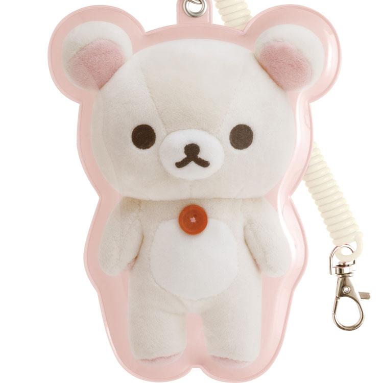 Korilakkuma Pass Case Die-cut Stuffed Animal Photos San-X Japan 2025 Rilakkuma