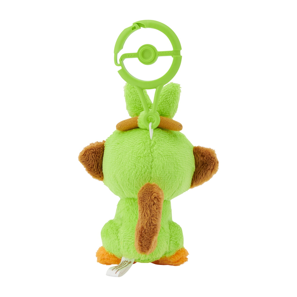 Grookey Sarunori Plush Keychain with Carabiner Pokemon Center Japan 2024