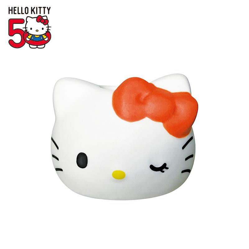 Hello Kitty 50th Anniversary Porcelain Pen Stand Red Sanrio Japan 2024