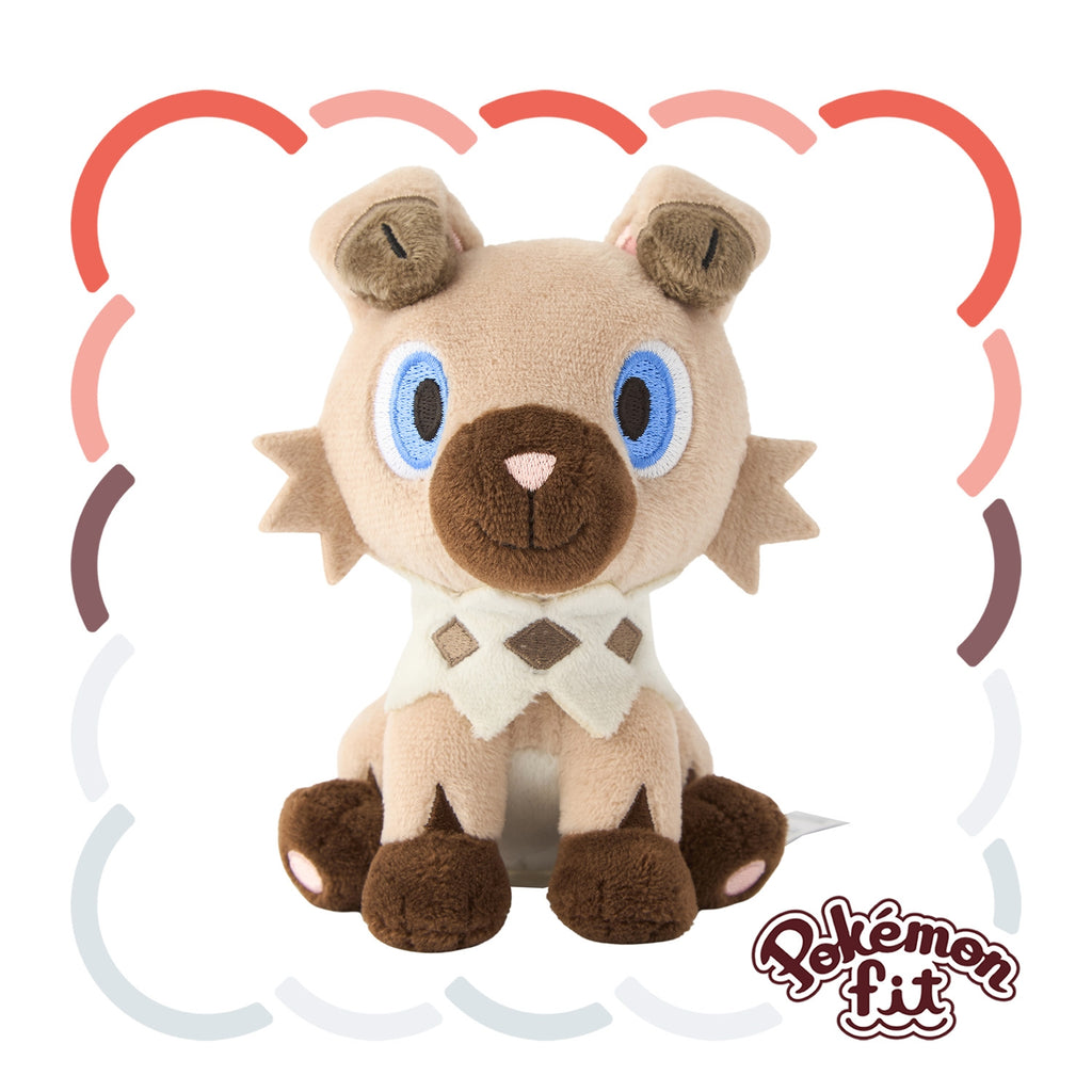 Rockruff Iwanko Plush Doll Sun & Moon Pokemon fit Center Japan #744