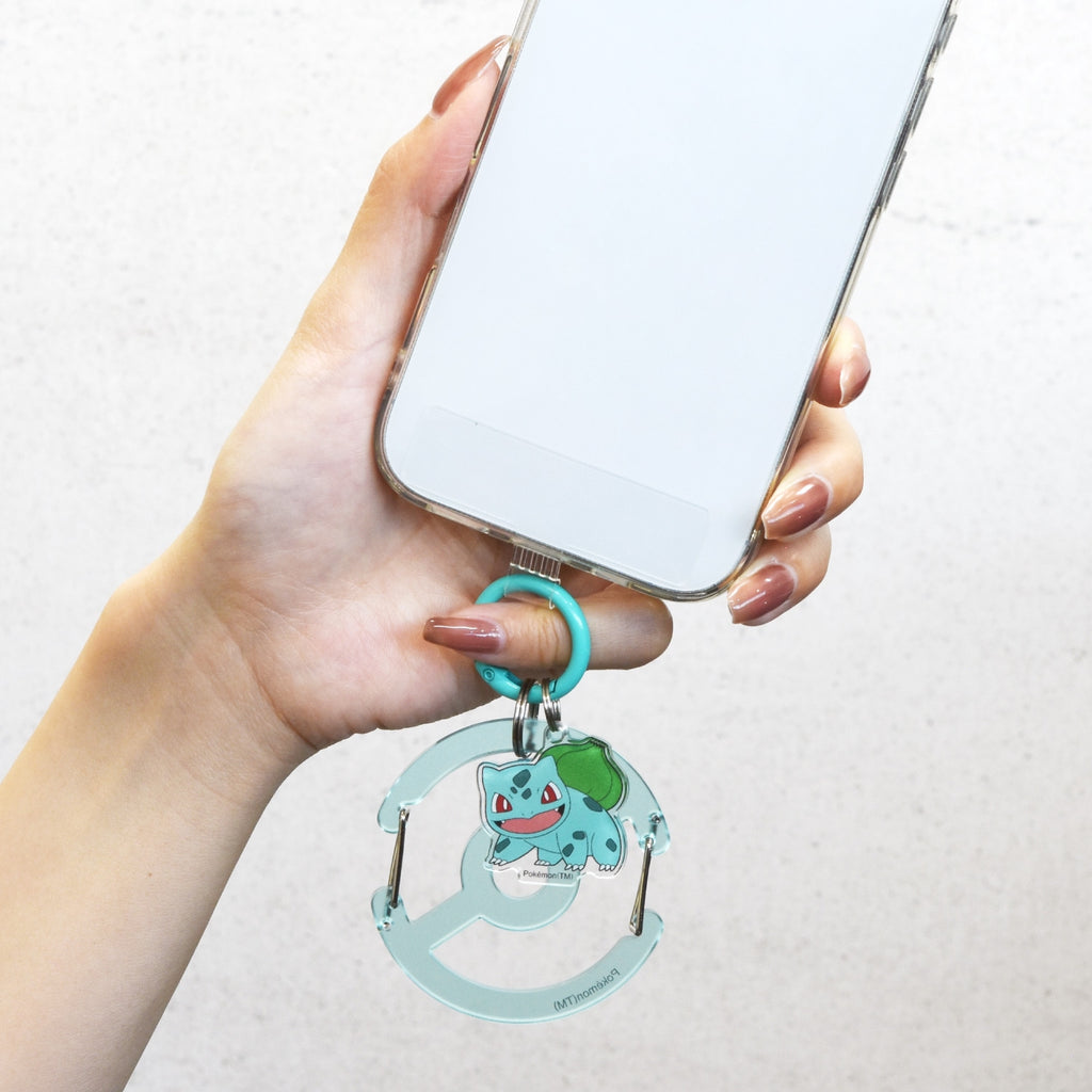 Bulbasaur Fushigidane Multi Ring for Smartphone Carabiner Pokemon Center Japan