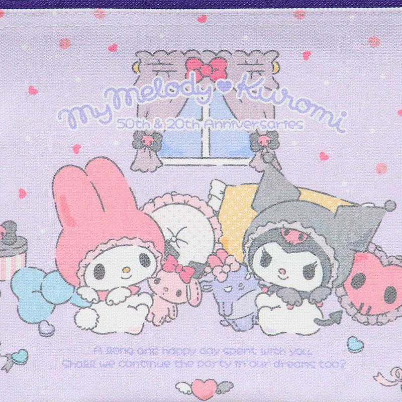 My Melody 50th & Kuromi 20th Flat Pouch Sanrio Japan 2025