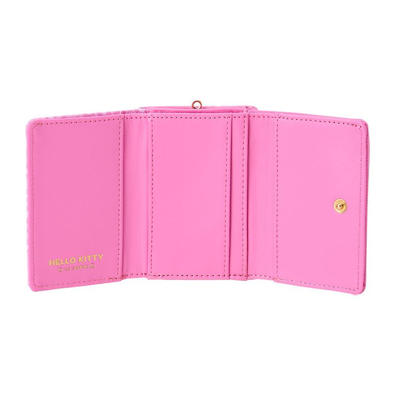 Hello Kitty Sunburn Clasp Trifold Wallet Pink Sanrio Japan 2025