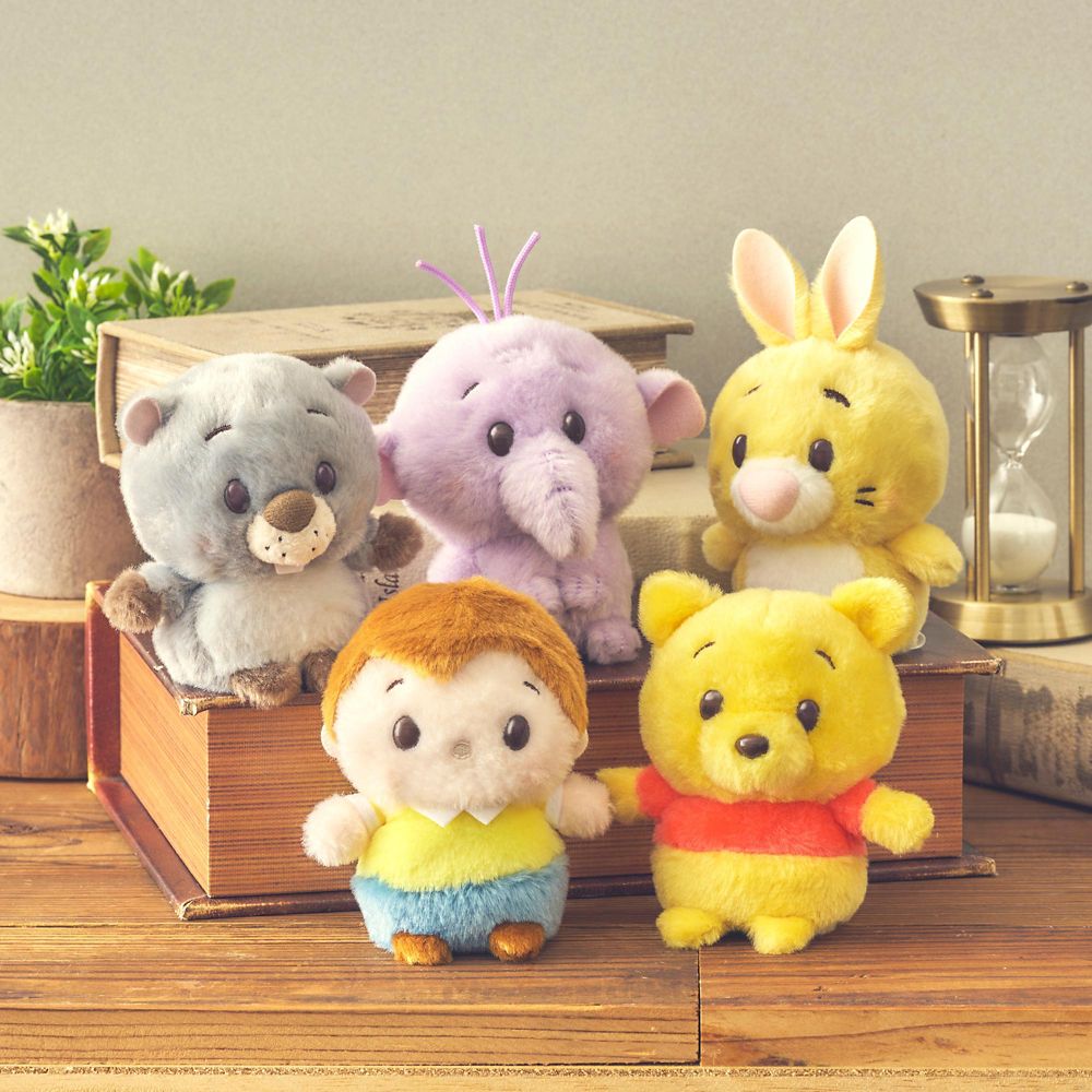 Christopher Robin Plush Doll Urupocha-chan Disney Store Japan Winnie the Pooh