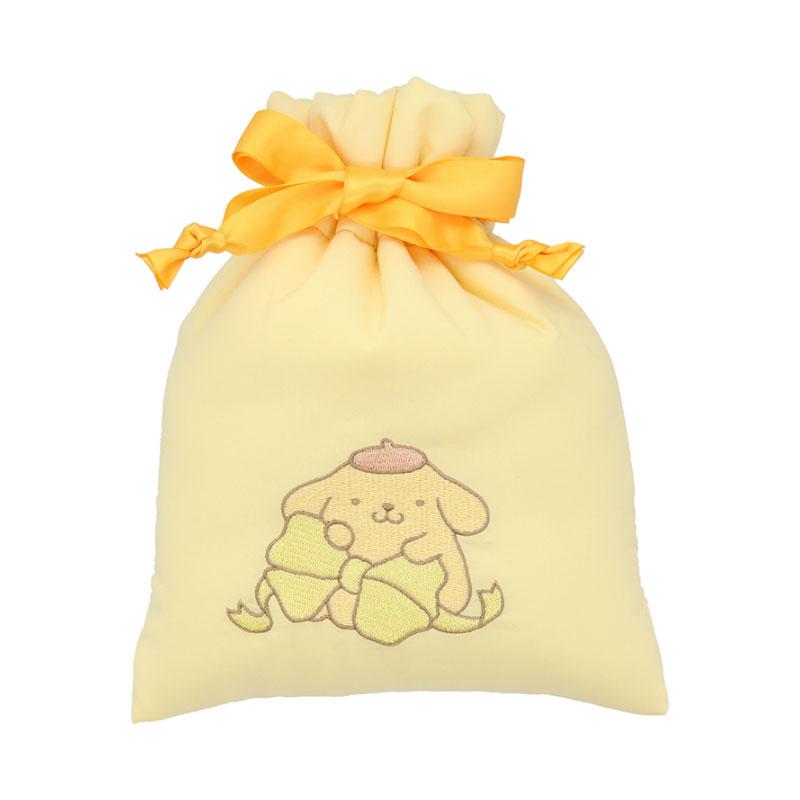 Pom Pom Purin Drawstring Pouch Cushion Ribbon Sanrio Japan 2024