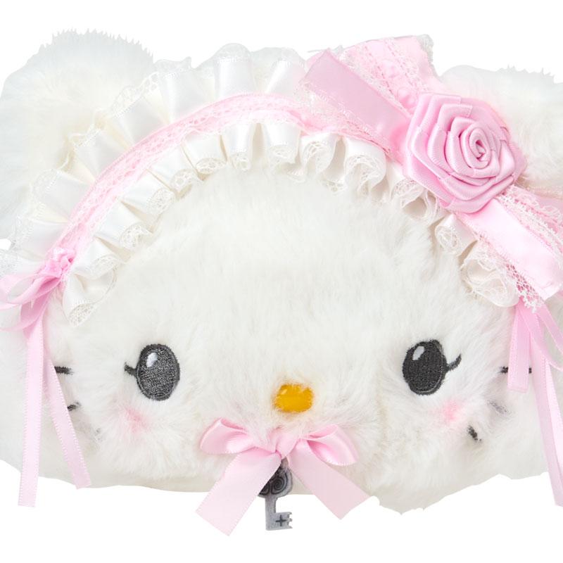 Charmmy Kitty Pouch Face Shape White Frill Sanrio Japan 2025