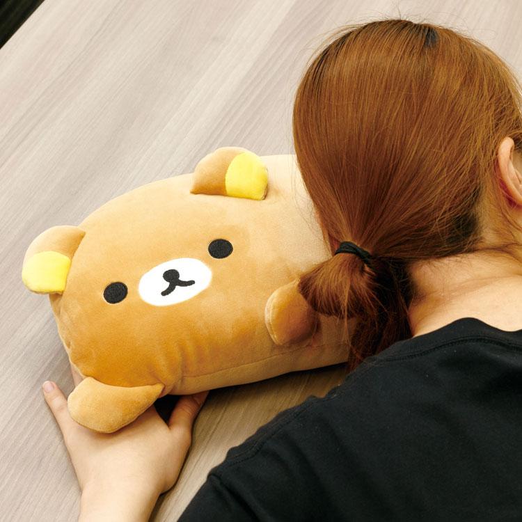 Rilakkuma Plush Doll Relax Cushion Daradara Lazy San-X Japan 2024