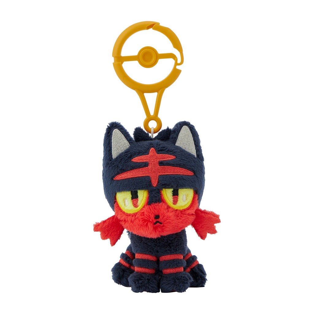 Litten Nyabby Plush Keychain with Carabiner Pokemon Center Japan 2024