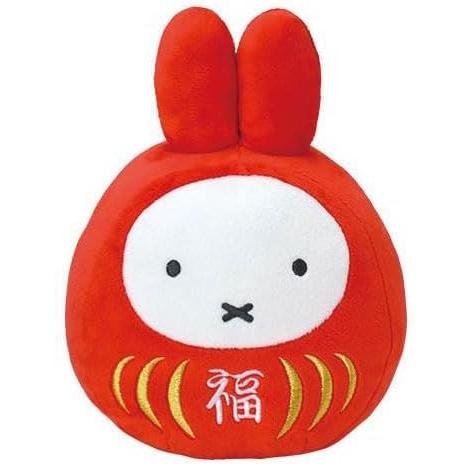 Miffy Plush doll S Lucky Daruma Red Dick Bruna Japan