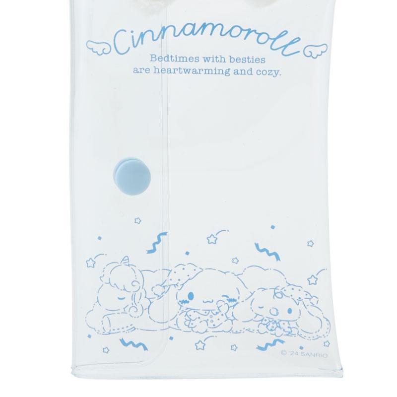 Cinnamoroll Plush Keychain Clear Case Sleepy Time Sanrio Japan 2024