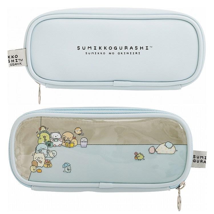 Sumikko Gurashi Pen Case Pencil Pouch Blue Okiniiri San-X Japan 2025
